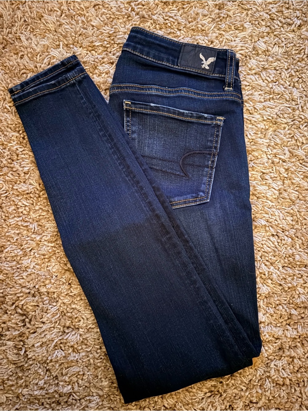 American Eagle Outfitters Navy Skinny Jeans for Women